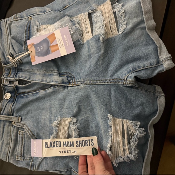 Wax Jean Pants - Wax Jean Light Blue Denim Shorts